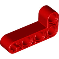 Plaatje in Gallery viewer laden, LEGO® los onderdeel Technische Hefbalk in kleur Rood 32140