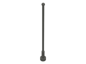 LEGO® los onderdeel Antenne in kleur Donkergrijs 2569