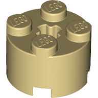 Plaatje in Gallery viewer laden, LEGO® los onderdeel Steen Rond in kleur Geelbruin 3941