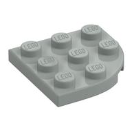 Plaatje in Gallery viewer laden, LEGO® los onderdeel Plaat Rond in kleur Lichtgrijs 30357