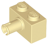 Plaatje in Gallery viewer laden, LEGO® los onderdeel Steen Aangepast in kleur Geelbruin 2458