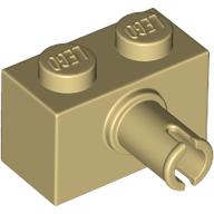 LEGO® los onderdeel Steen Aangepast in kleur Geelbruin 2458