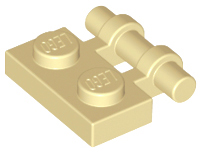 LEGO® los onderdeel Plaat Aangepast in kleur Geelbruin 2540