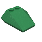 LEGO® los onderdeel Wig in kleur Groen 6069