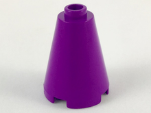 Plaatje in Gallery viewer laden, LEGO® los onderdeel Kegel in kleur Paars 3942c