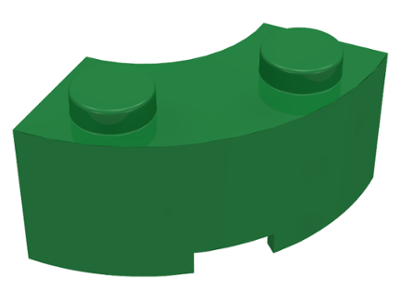 LEGO® los onderdeel Steen Rond in kleur Groen 3063