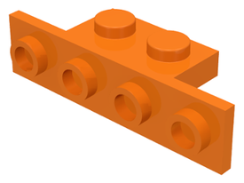 LEGO® los onderdeel Beugel in kleur Oranje 2436