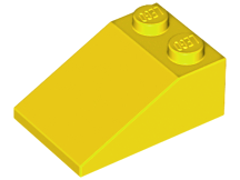 Plaatje in Gallery viewer laden, LEGO® los onderdeel Dakpan Algemeen in kleur Geel 3298