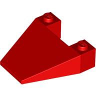 LEGO® los onderdeel Wig in kleur Rood 4858