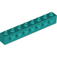 Plaatje in Gallery viewer laden, LEGO® los onderdeel Technische Steen Donker Turkoois 3702