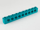 LEGO® los onderdeel Technische Steen Donker Turkoois 2730