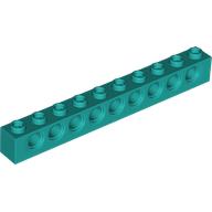 Plaatje in Gallery viewer laden, LEGO® los onderdeel Technische Steen Donker Turkoois 2730
