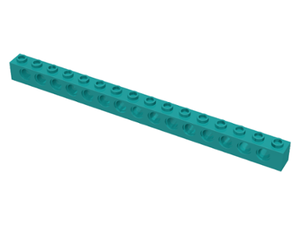 LEGO® los onderdeel Technische Steen Donker Turkoois 3703