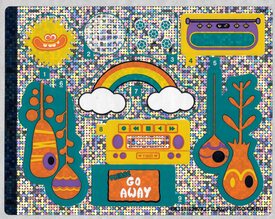 LEGO® stickervel set 41255-1 Pop Village Celebration