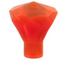 Plaatje in Gallery viewer laden, LEGO® los onderdeel Rots Doorzichtig Neon Oranje 30153