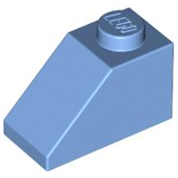 LEGO® los onderdeel Dakpan Algemeen Medium Blauw 3040