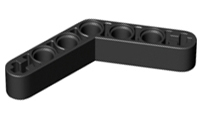 Plaatje in Gallery viewer laden, LEGO® los onderdeel Technische Hefbalk in kleur Zwart 32348