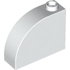 LEGO® los onderdeel Dakpan Gebogen in kleur Wit 33243