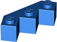 LEGO® los onderdeel Steen Aangepast in kleur Blauw 2462