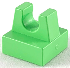 LEGO® los onderdeel Tegel Aangepast Medium Groen 2555