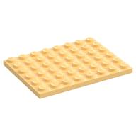 Plaatje in Gallery viewer laden, LEGO® los onderdeel Plaat Algemeen in kleur Licht Geel 3036