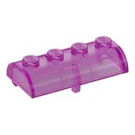 LEGO® los onderdeel Container Doorzichtig Donkerroze 4739a