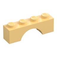 Plaatje in Gallery viewer laden, LEGO® los onderdeel Steen Boog in kleur Licht Geel 3659