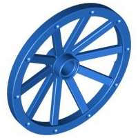 Plaatje in Gallery viewer laden, LEGO® los onderdeel Wiel in kleur Blauw 33211