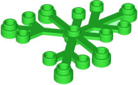 LEGO® los onderdeel Plant & Struik in kleur Fel Groen 2417