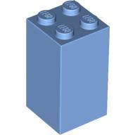Plaatje in Gallery viewer laden, LEGO® los onderdeel Steen in kleur Medium Blauw 30145