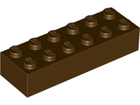 LEGO® los onderdeel Steen in kleur Bruin 2456