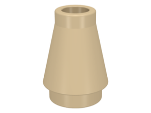 LEGO® los onderdeel Kegel in kleur Geelbruin 4589