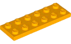 LEGO® los onderdeel Plaat Algemeen Medium Oranje 3795