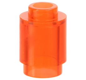 LEGO® los onderdeel Steen Rond Doorzichtig Neon Oranje 3062