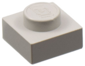 LEGO® los onderdeel Plaat Algemeen Zeer Lichtgrijs 3024