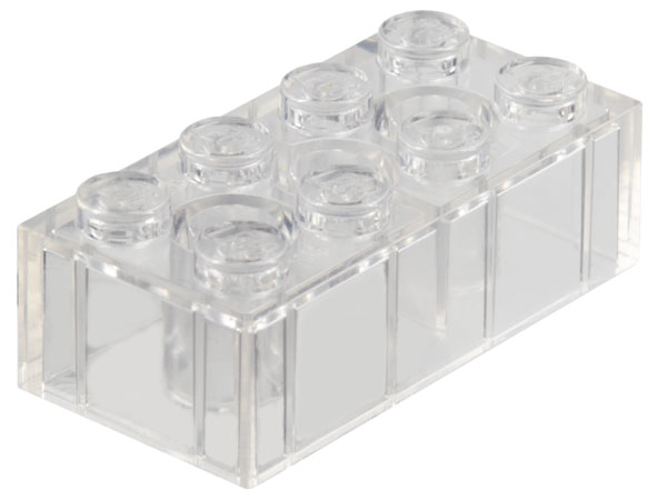 LEGO® los onderdeel Steen in kleur Doorzichtig 3001