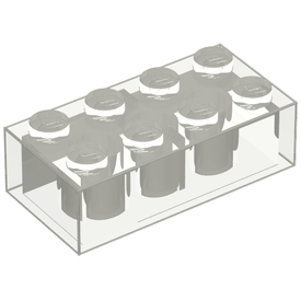 LEGO® los onderdeel Steen in kleur Doorzichtig 3001