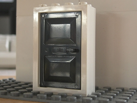 LEGO® los onderdeel Deurkozijn in kleur Wit 4130c05