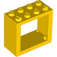 LEGO® los onderdeel Raamkozijn in kleur Geel 4132