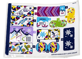 LEGO® stickervel set 41324-1 Snow Resort Ski Lift