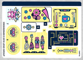 LEGO® stickervel set 41329-1 Olivia's Deluxe Bedroom