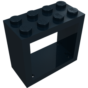 LEGO® los onderdeel Raamkozijn in kleur Zwart 4132