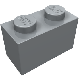 LEGO® los onderdeel Steen in kleur Parel Lichtgrijs 3004
