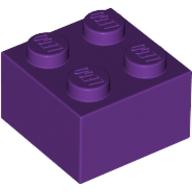 LEGO® los onderdeel Steen in kleur Paars 3003