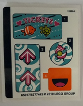 Plaatje in Gallery viewer laden, LEGO® stickervel set 41337-1 Underwater Loop
