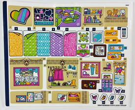 LEGO® stickervel set 41340-1 Friendship House