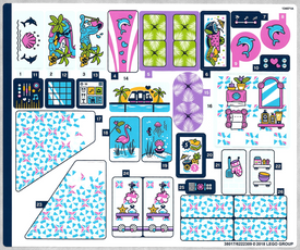 LEGO® stickervel set 41347-1 Heartlake City Resort