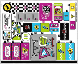 LEGO® stickervel set 41352-1 The Big Race Day