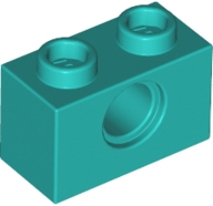LEGO® los onderdeel Technische Steen Donker Turkoois 3700