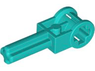 LEGO® los onderdeel Technische As Donker Turkoois 6553